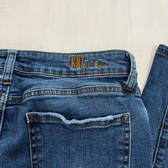 Kut from the Kloth Sienna Skinny Medium Wash Mid Rise Cotton Blend Jeans | Sz 10 - Picture 8 of 9